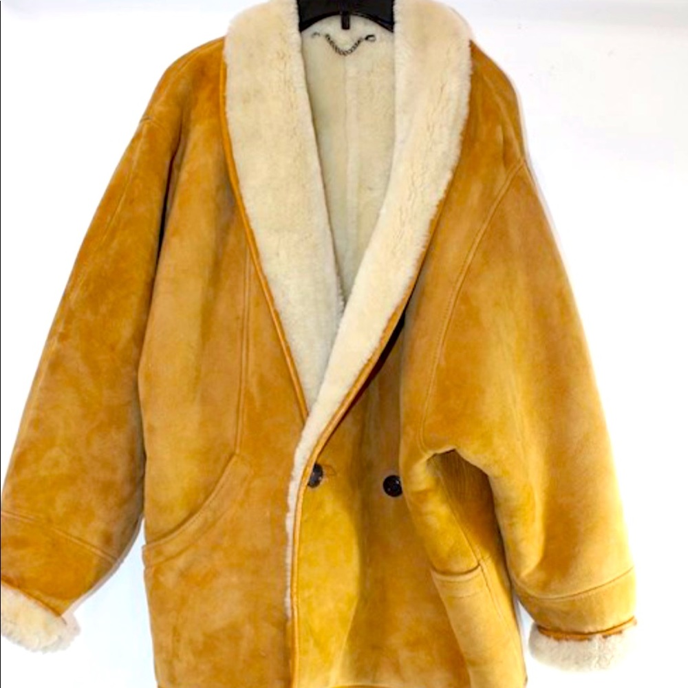 Real Italian Shearling Coat Size XL, made in Italy